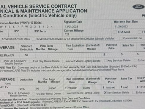 Used 2023 Ford F150 Lightning XLT w/ Equipment Group 312A High AWD/4WD image 4
