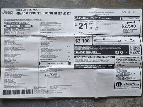 Used 2023 Jeep Grand Cherokee L Summit image 2