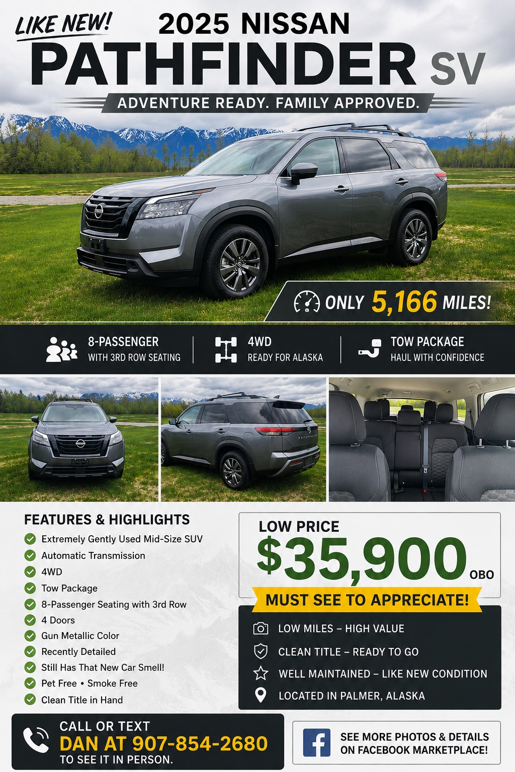 Used 2025 Nissan Pathfinder SV w/ Black Appearance Package AWD/4WD image 15