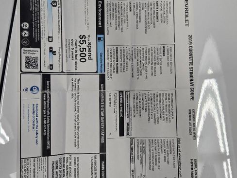 Used 2019 Chevrolet Corvette Stingray Coupe w/ Battery Protection Package image 10