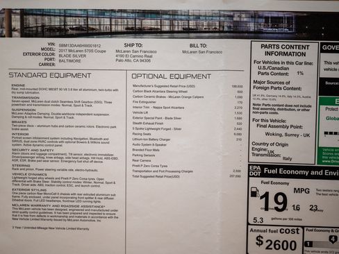 Used 2017 McLaren 570S Coupe image 15