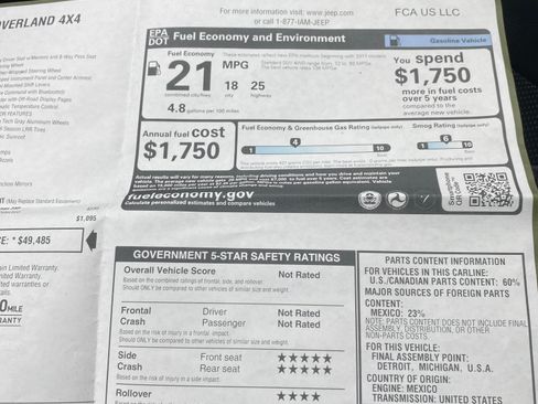 Used 2017 Jeep Grand Cherokee Overland image 22