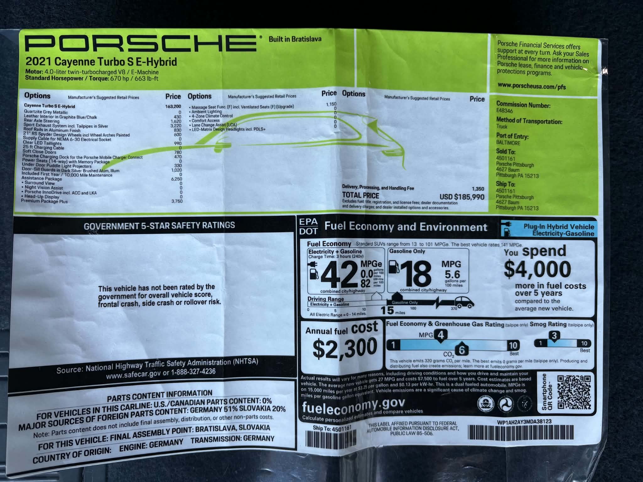 Used 2021 Porsche Cayenne Turbo S AWD/4WD image 22