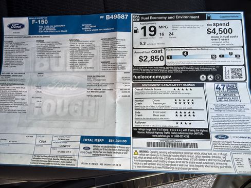 Used 2024 Ford F150 XLT w/ Equipment Group 302A MID AWD/4WD image 7