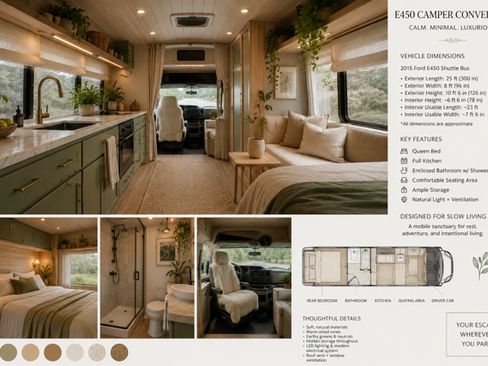 Used 2015 Ford E-450 and Econoline 450 Super Duty w/ Shuttle Bus Prep Package RWD image 10
