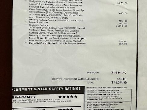 Used 2016 Lexus NX 200t AWD w/ Premium Package image 17