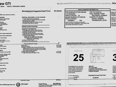Used 2006 Volkswagen GTI 2.0T 2-Door image 19