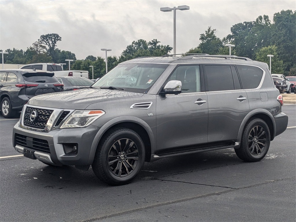 Used 2017 Nissan Armada Platinum w/ Captain Seat Package AWD/4WD image 1