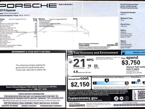 Used 2019 Porsche Cayenne image 2