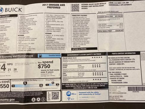 Used 2017 Buick Envision Preferred image 14