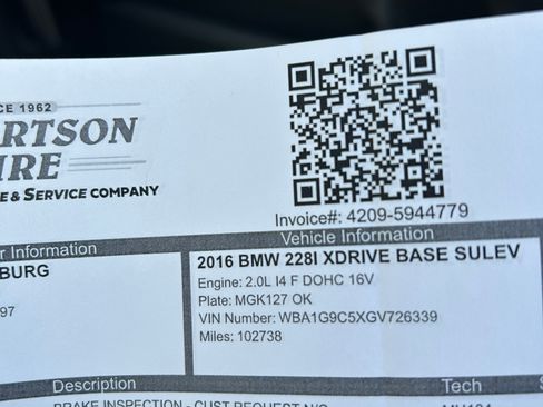 Used 2016 BMW 228i xDrive Coupe image 13