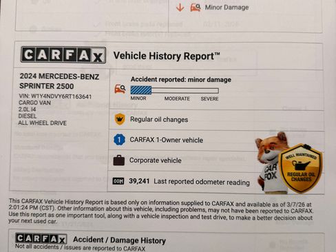 Used 2024 Mercedes-Benz Sprinter 2500 image 14