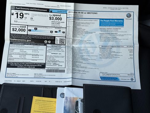 Used 2019 Volkswagen Atlas SE image 31