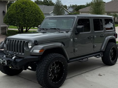 Used 2021 Jeep Wrangler Unlimited Sport w/ Sun And Sound Package AWD/4WD image 1