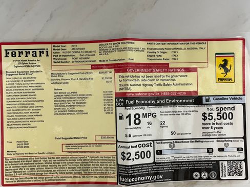 Used 2019 Ferrari 488 Spider image 9