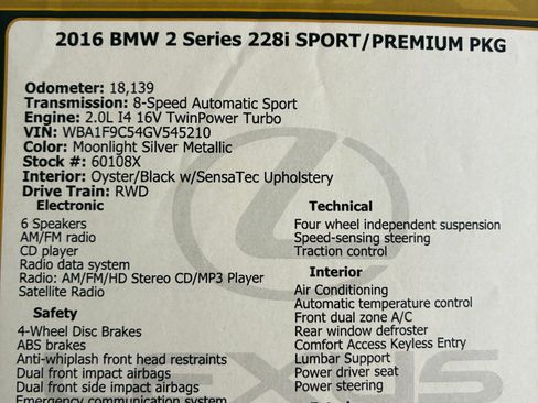 Used 2016 BMW 228i Coupe image 13