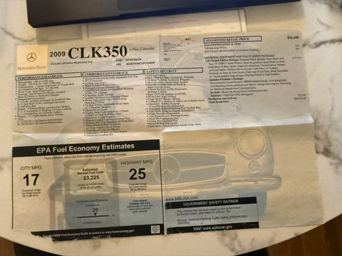 Used 2009 Mercedes-Benz CLK 350 Cabriolet image 6