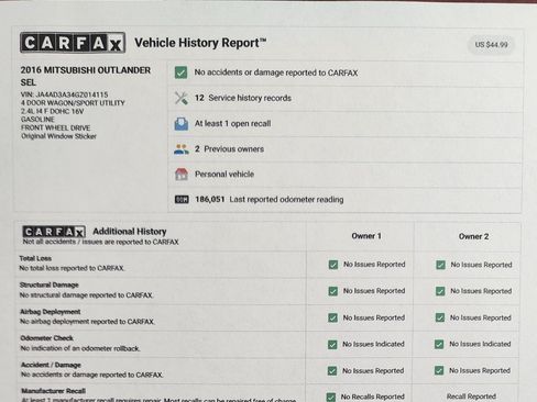 Used 2016 Mitsubishi Outlander SEL image 24