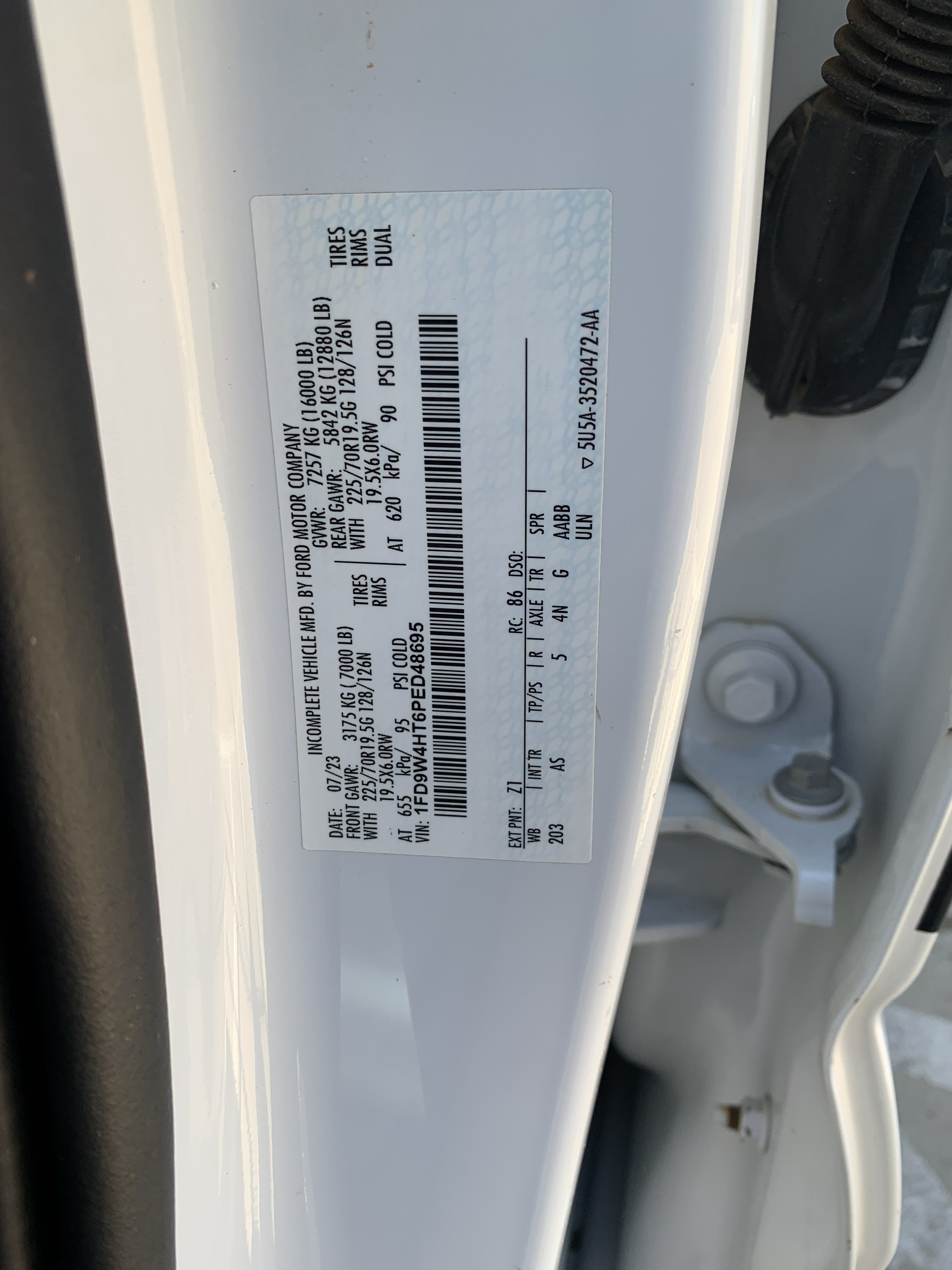 Used 2023 Ford F450 XL w/ Snow Plow Prep Package AWD/4WD image 13