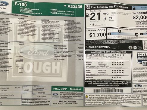 Used 2022 Ford F150 Lariat w/ Equipment Group 502A High AWD/4WD image 11