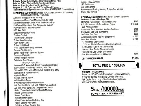 Used 2022 RAM 3500 Limited image 7