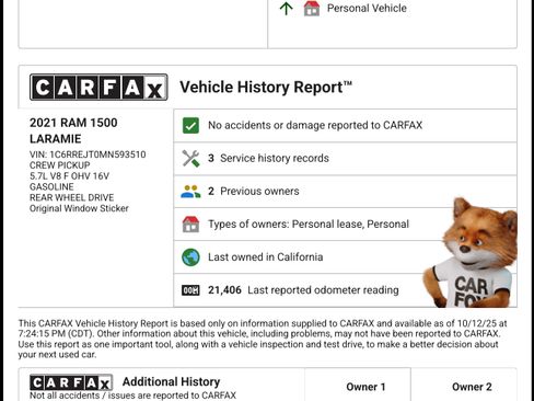 Used 2021 RAM 1500 Laramie image 14