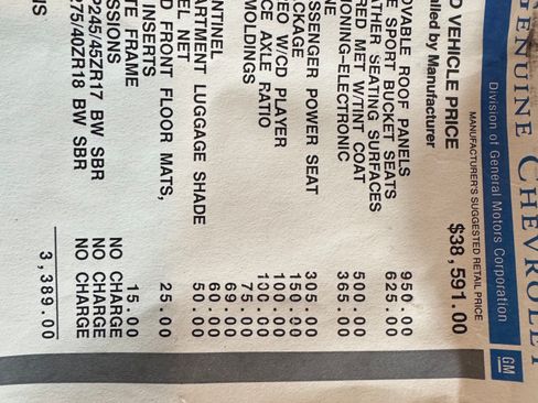 Used 1999 Chevrolet Corvette Coupe w/ Roof Pkg image 9