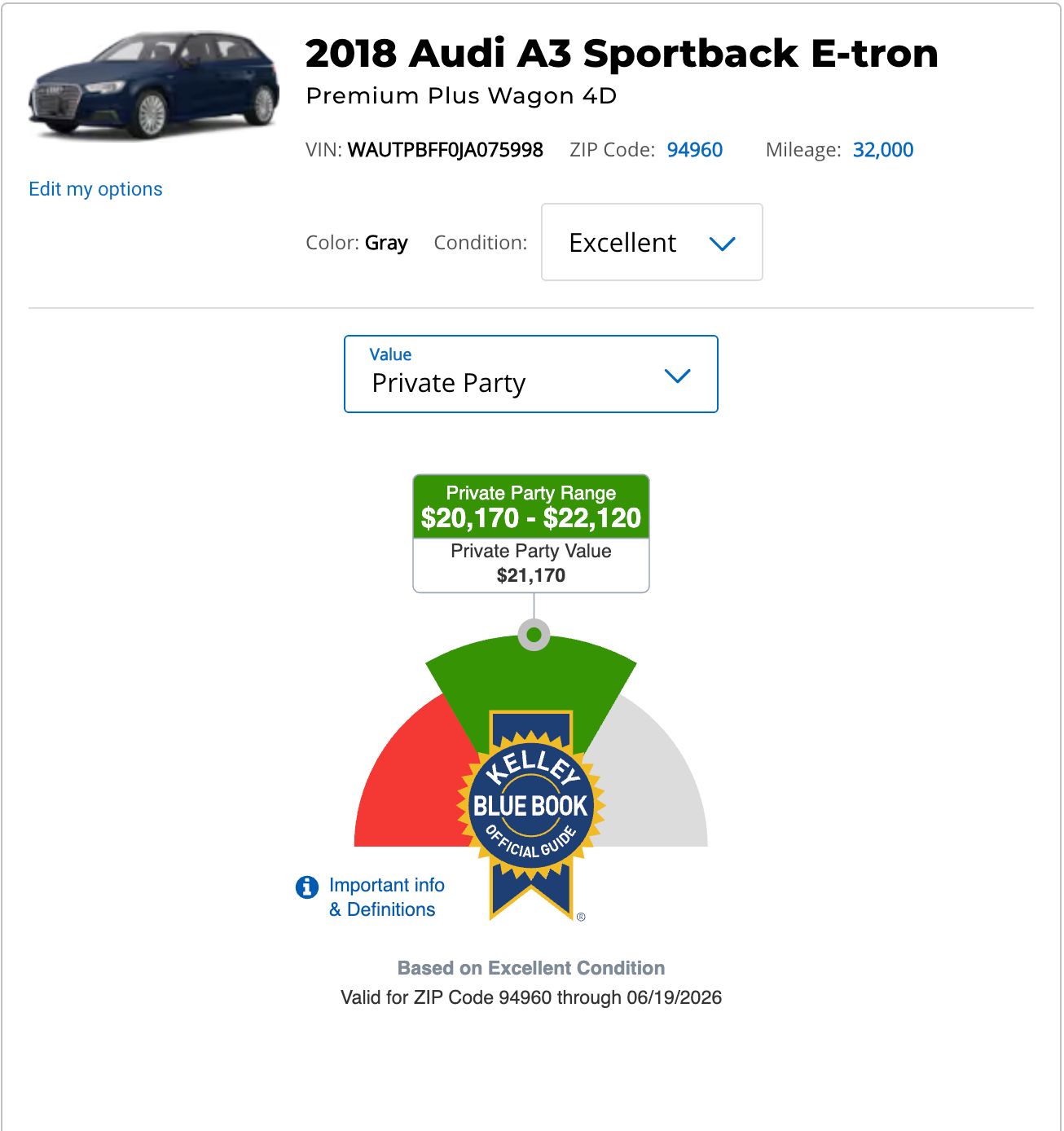 Used 2018 Audi A3 e-tron Premium Plus w/ Technology Package FWD image 20