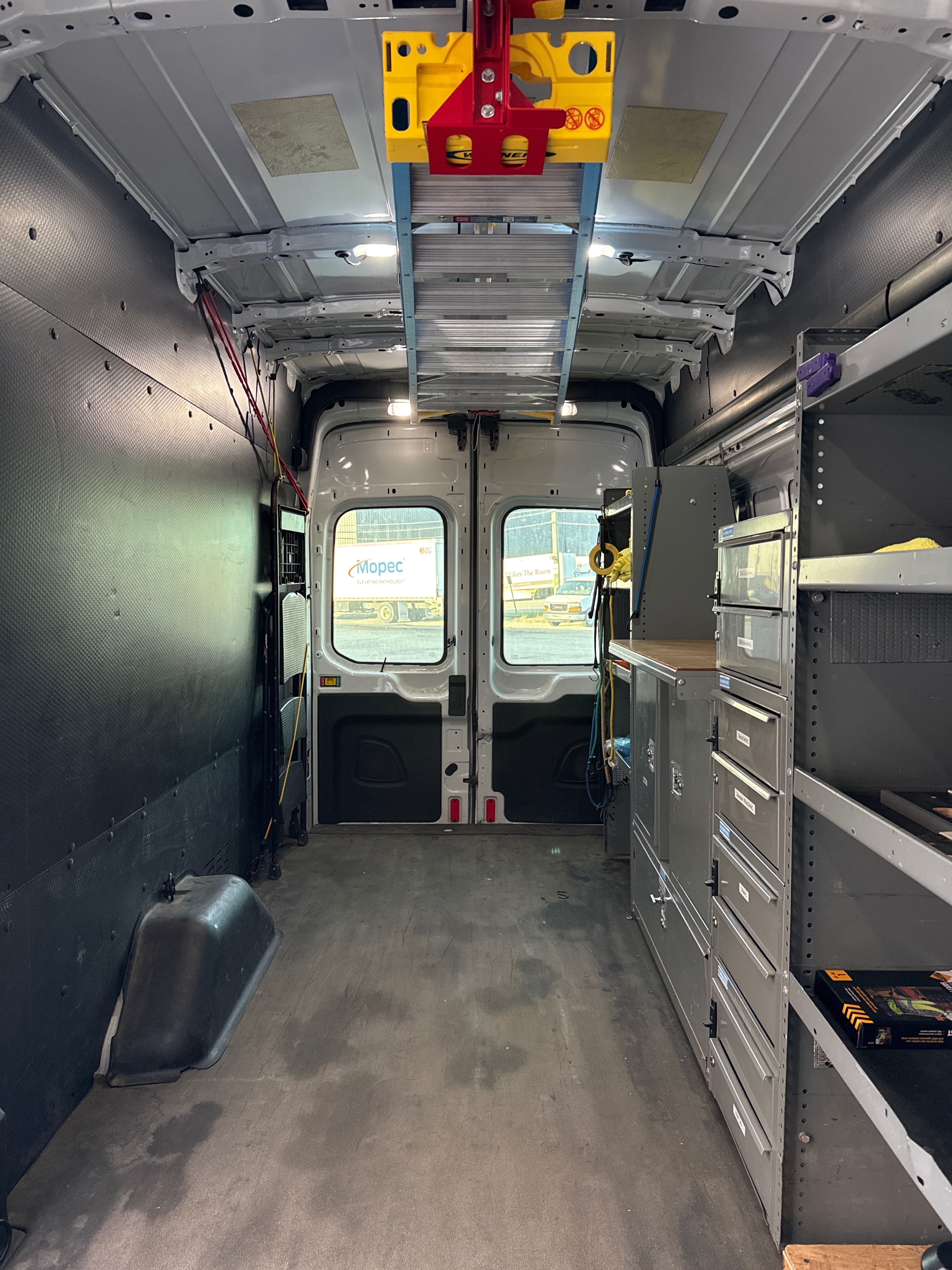 Used 2018 Ford Transit 250 148 High Roof Extended w/ Exterior Upgrade Package RWD image 5