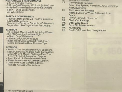 Used 2024 Toyota Camry SE w/ Cold Weather Package image 9