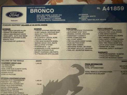 Used 2024 Ford Bronco Big Bend image 29