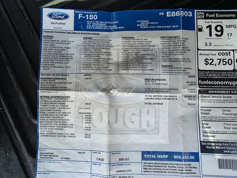 Used 2015 Ford F150 Lariat w/ Equipment Group 501A Mid image 18