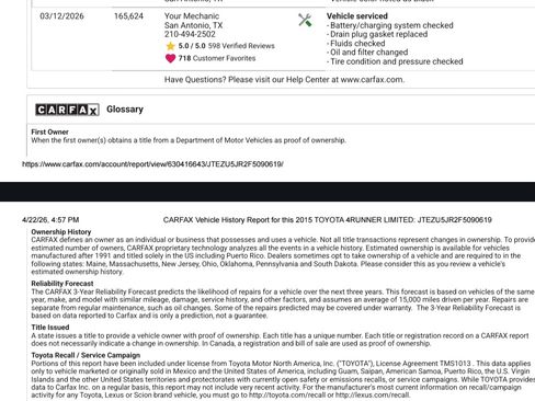 Used 2015 Toyota 4Runner SR5 Premium RWD image 16