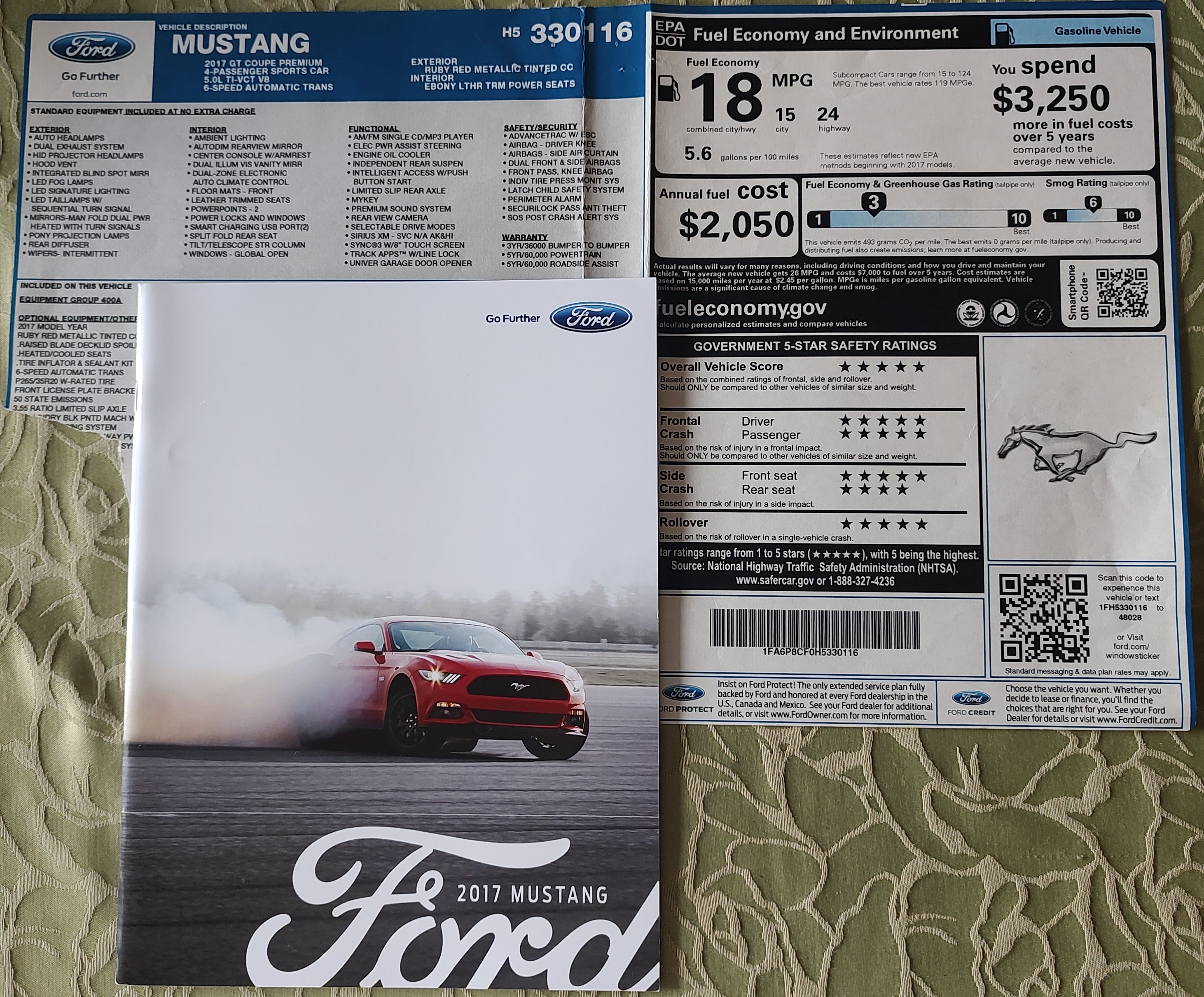 Used 2017 Ford Mustang GT Premium RWD image 32
