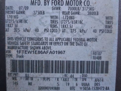 Used 2010 Ford F150 XLT image 15