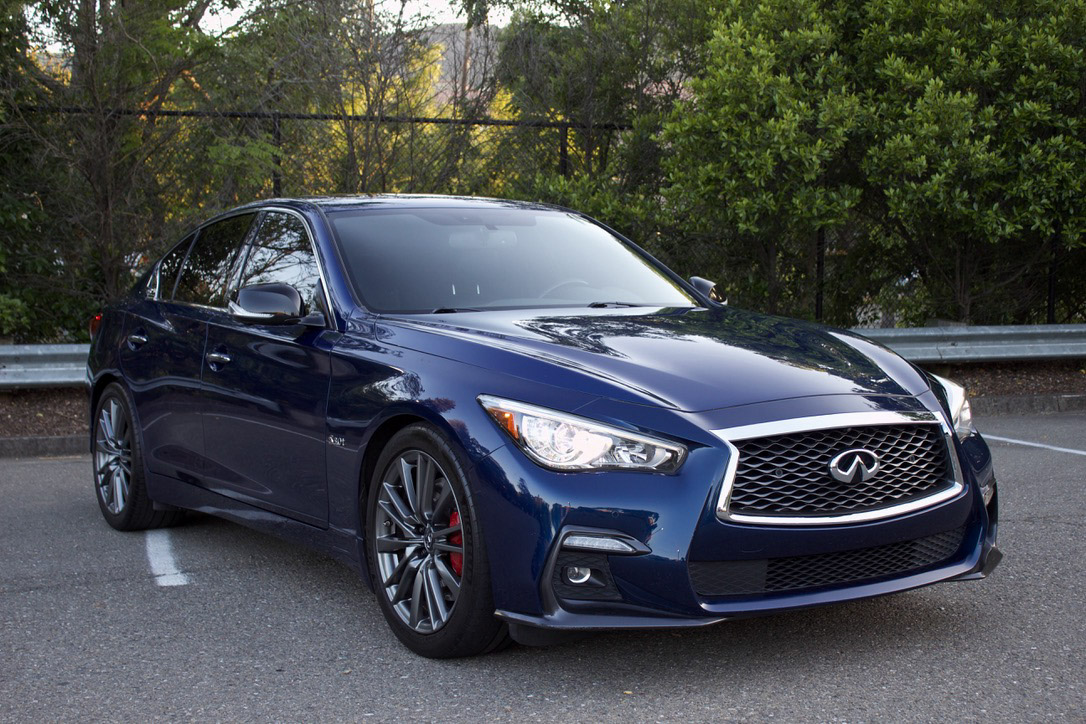 Used 2019 INFINITI Q50 Red Sport 400 RWD image 1