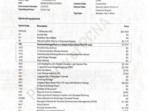 Used 2018 Porsche 718 Boxster GTS image 16