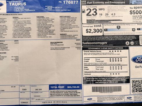 Used 2015 Ford Taurus SEL w/ Equipment Group 201A image 15