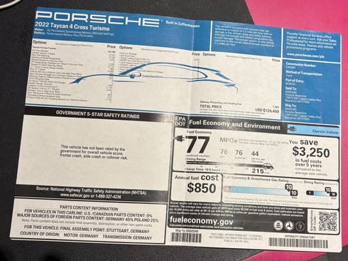 Used 2022 Porsche Taycan 4 Cross Turismo image 20