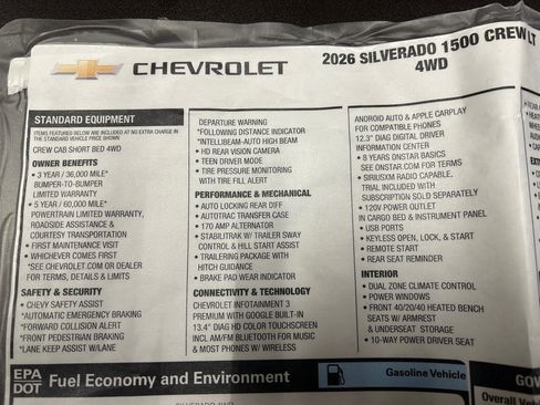 Used 2026 Chevrolet Silverado 1500 LT image 15
