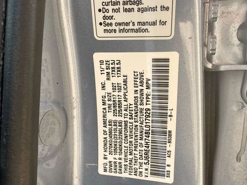 Used 2011 Honda CR-V EX-L image 10