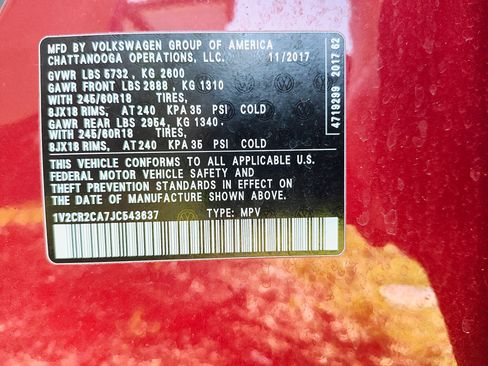 Used 2018 Volkswagen Atlas SE image 7