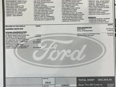 Used 2025 Ford Expedition Max Platinum w/ Platinum Ultimate Package image 17