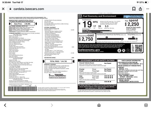 Used 2014 Jeep Grand Cherokee Limited w/ Luxury Group II image 13
