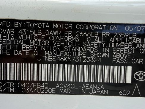 Used 2007 Toyota Camry CE image 17