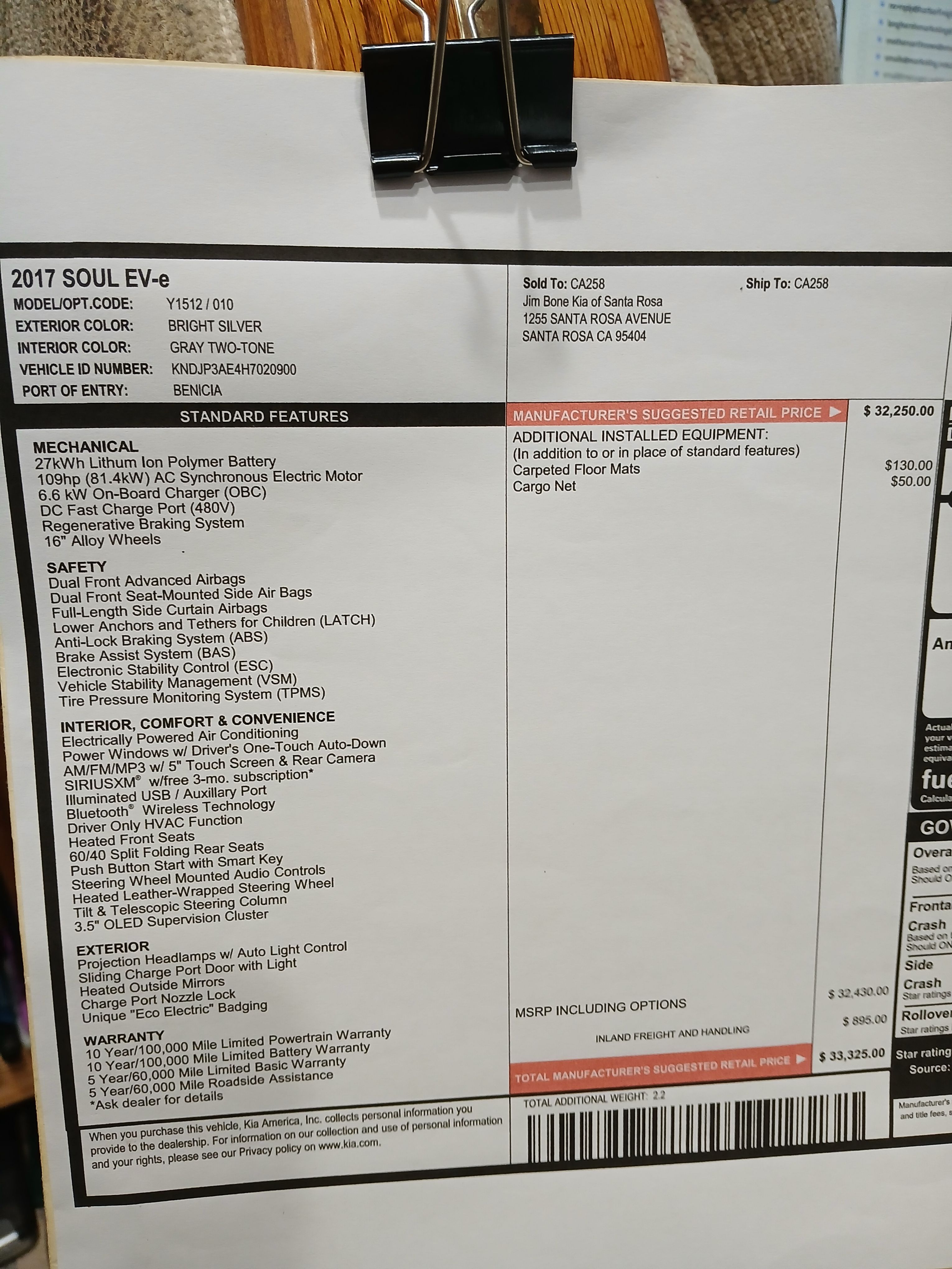 Used 2017 Kia Soul EV-e FWD image 5