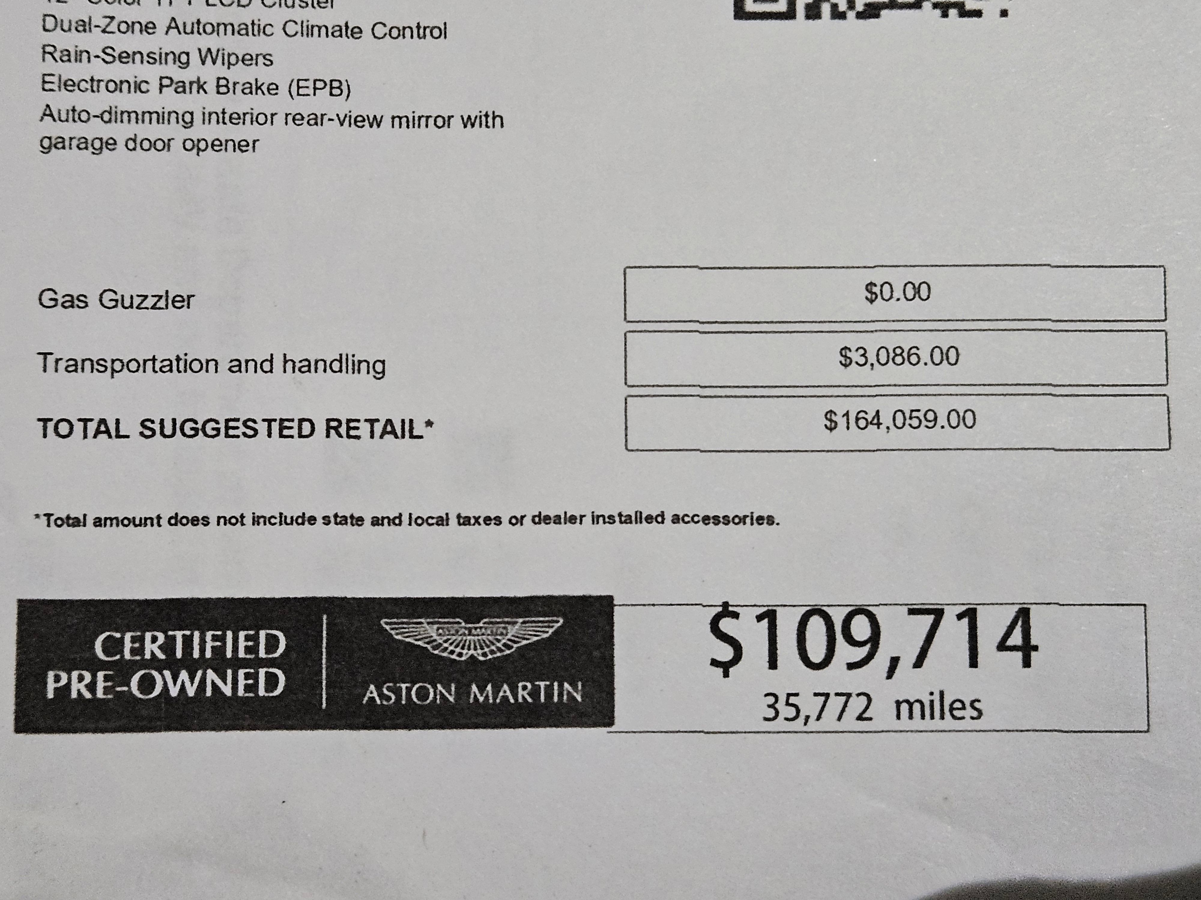 Used 2019 Aston Martin V8 Vantage Coupe RWD image 13