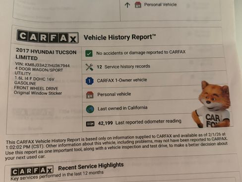 Used 2017 Hyundai Tucson Limited w/ Limited Ultimate Package 03 image 16