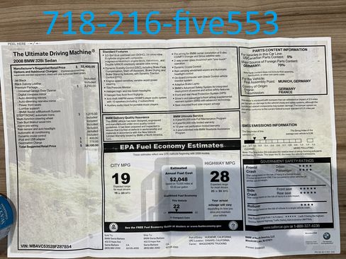 Used 2008 BMW 328i Sedan image 1