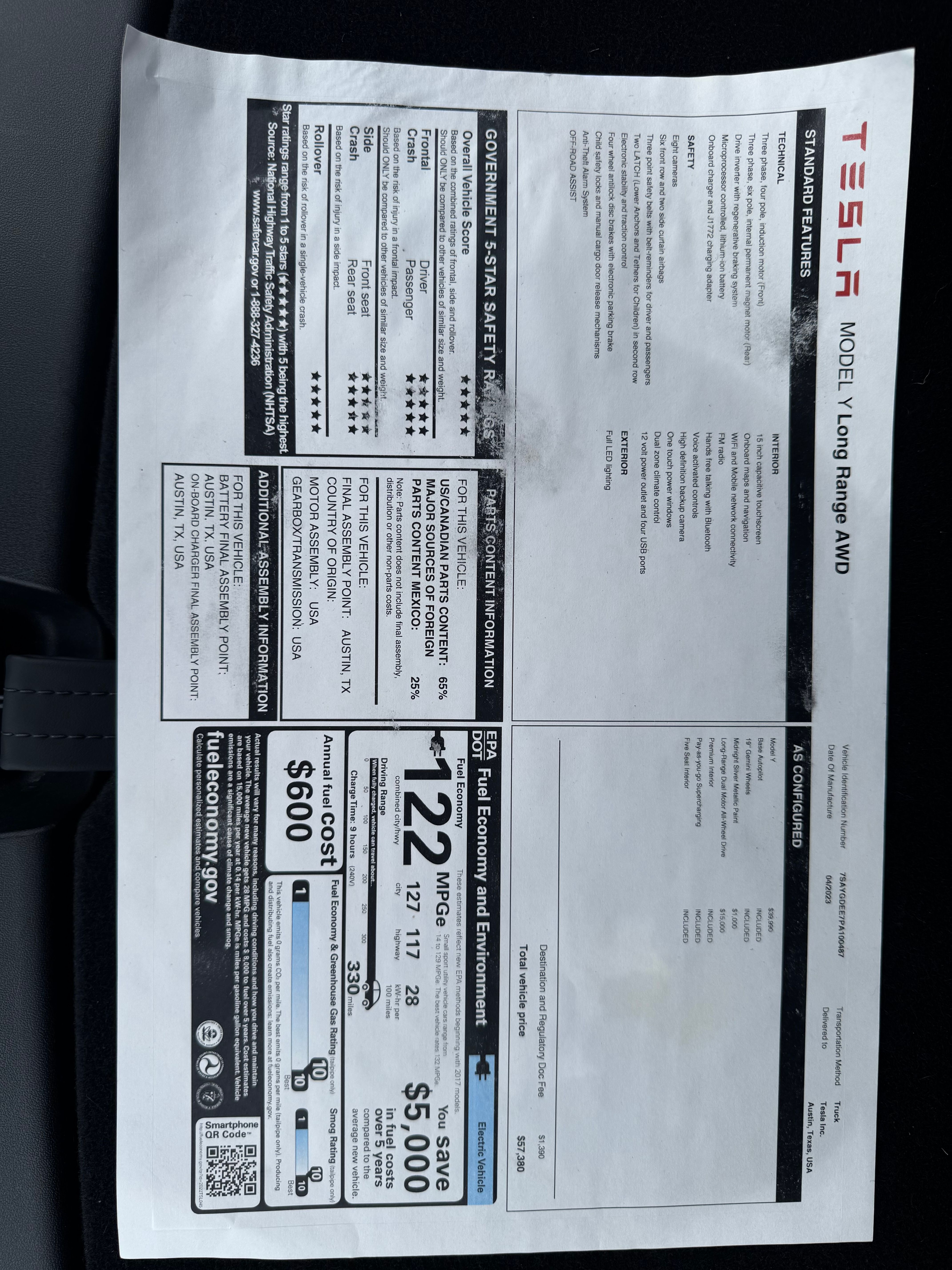 Used 2023 Tesla Model Y Long Range AWD/4WD image 17
